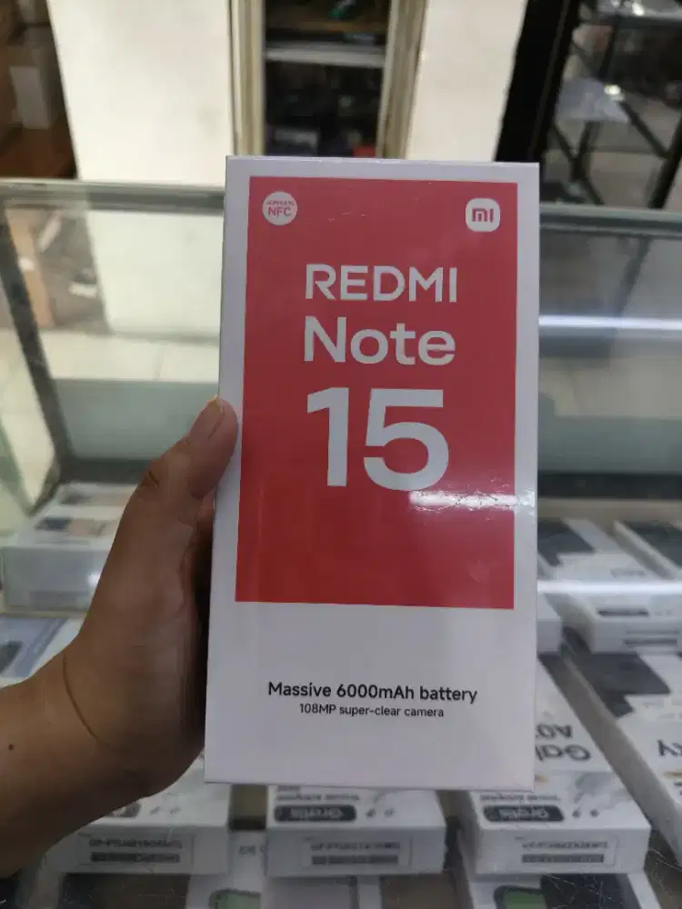 Redmi note 15 6000 Mah