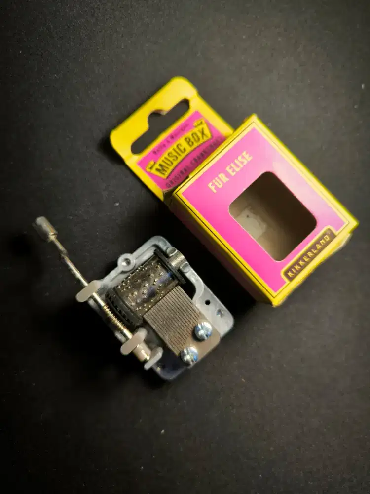 Music Box Fur Elise original crankshaft by kikkerland