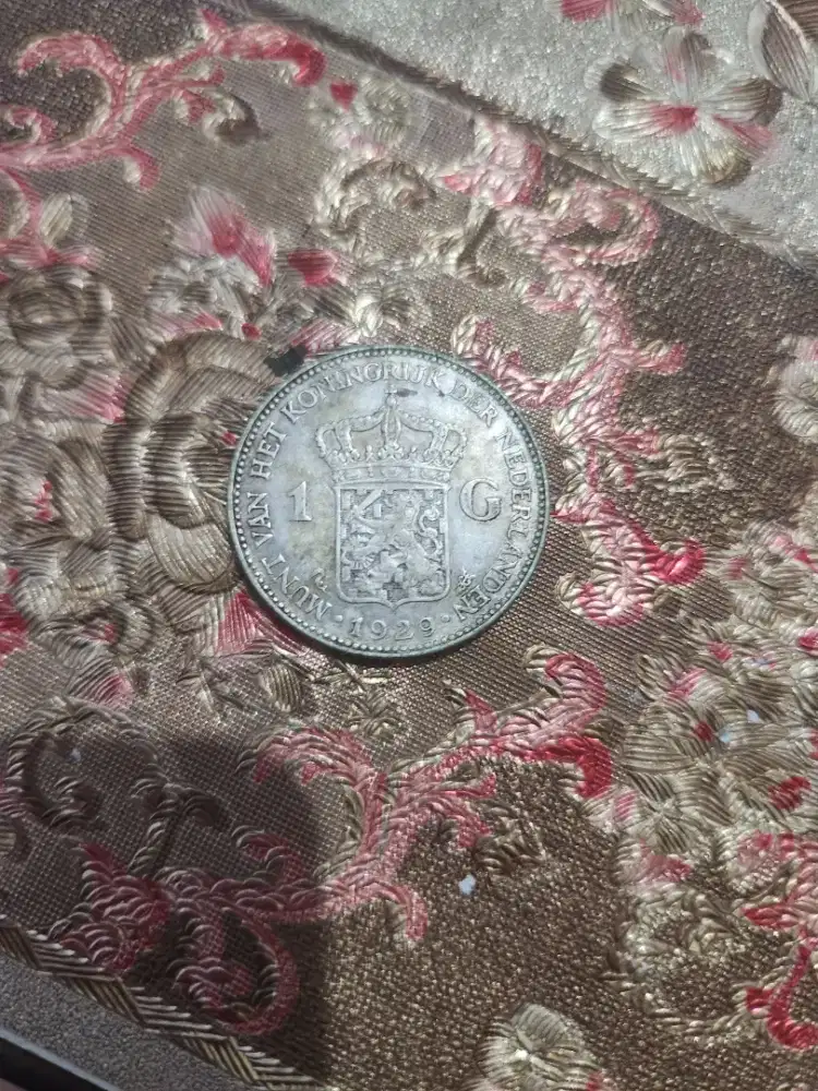 Koin perak kekaisaran Belanda 1928