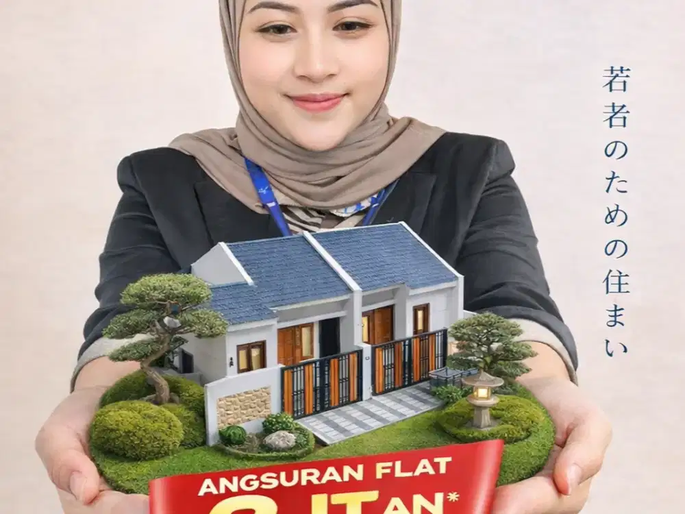 Rumah siap huni bandung timur angsuran flat