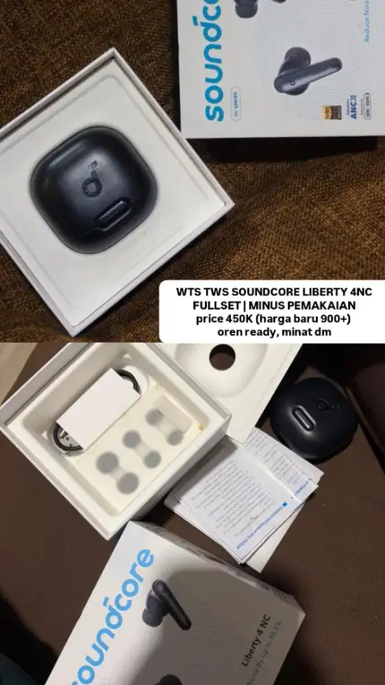 TWS Anker Soundcore Liberty 4 NC Black