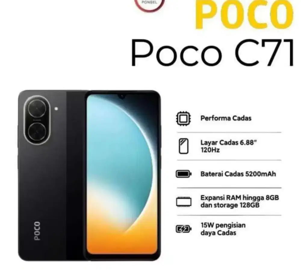 Poco C71 Like New 4+4/128