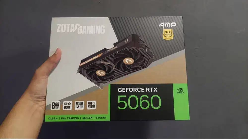VGA Zotac RTX 5060 8GB Seri AMP