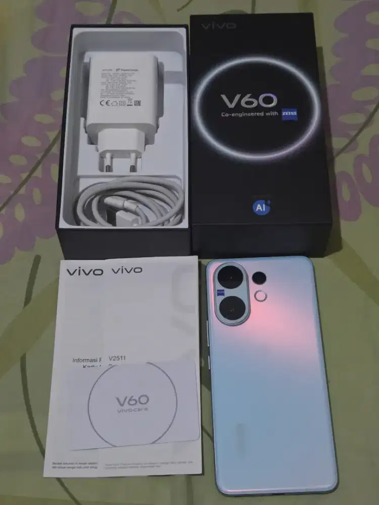 Jual hp bekas review Vivo V60 5G likenew mulus istimewa