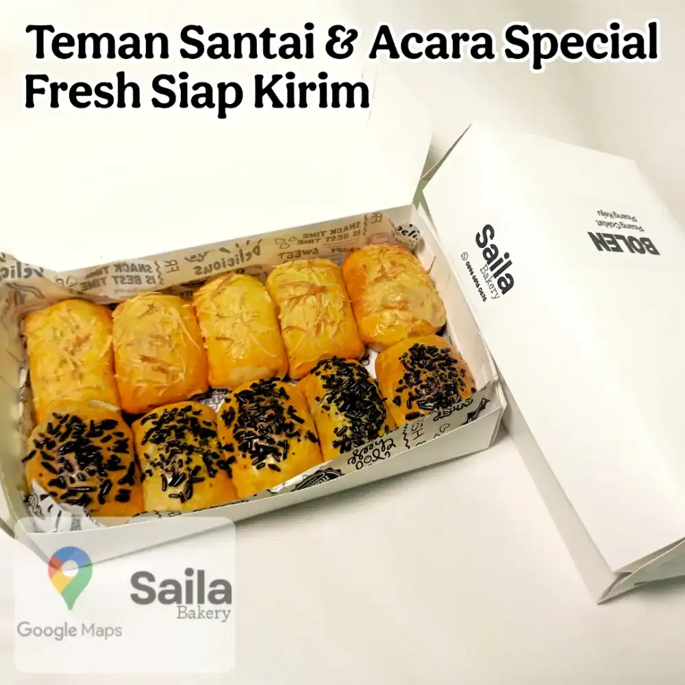 Bolen Pisang Coklat Saila Bakery Fresh Siap Kirim Cocok Buat Acara