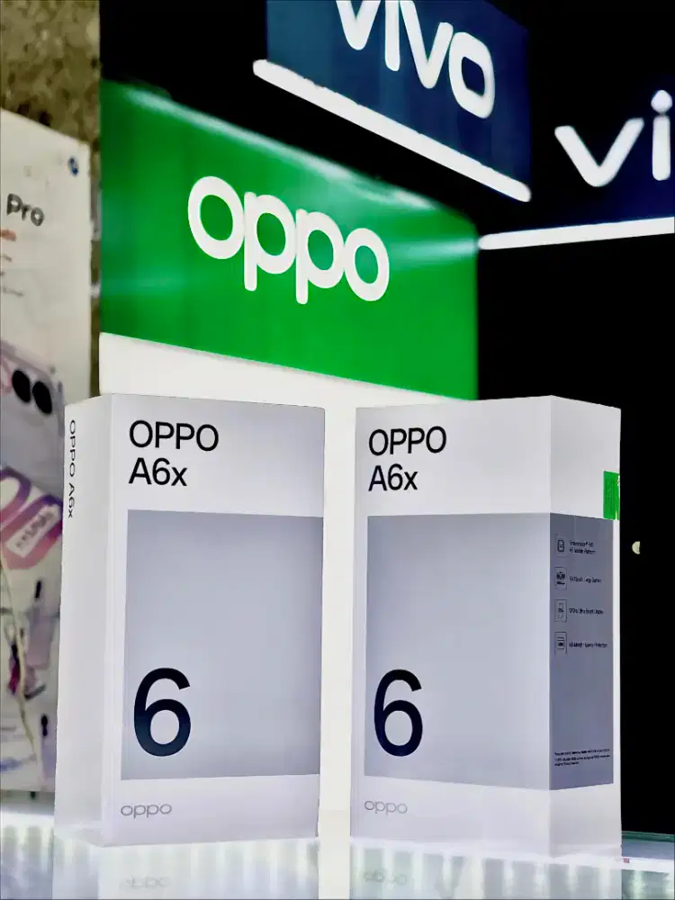 Oppo A6x 12/256 Promo Harga New Segel Garansi Resmi Oppo Gratis COD !!