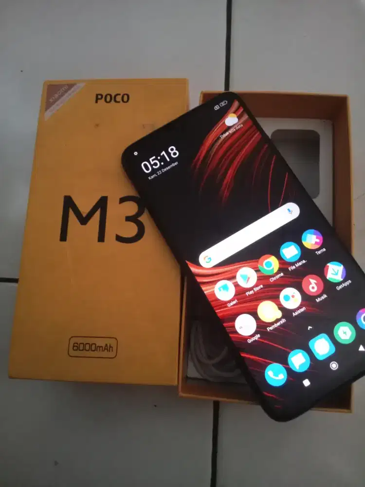 Poco m3 6/128 lengkap