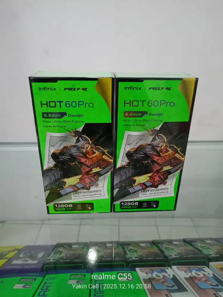 Infinix Hot 60 Pro 8/128 GB Helio G200 AMOLED 144Hz Garansi Resmi