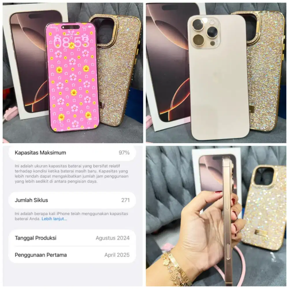 IPHONE 16 PRO MAX 256 GARANSI IBOX