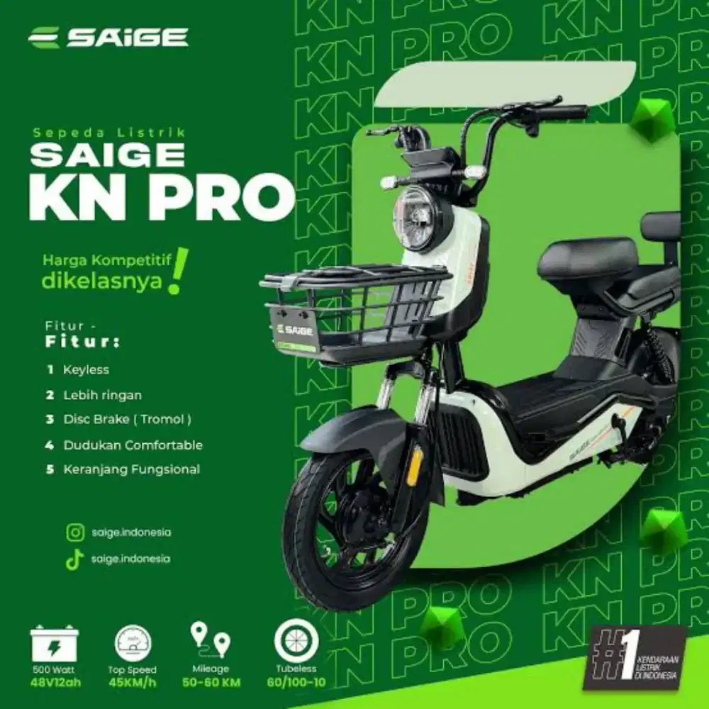 Sepeda Listrik Selis Saige KN