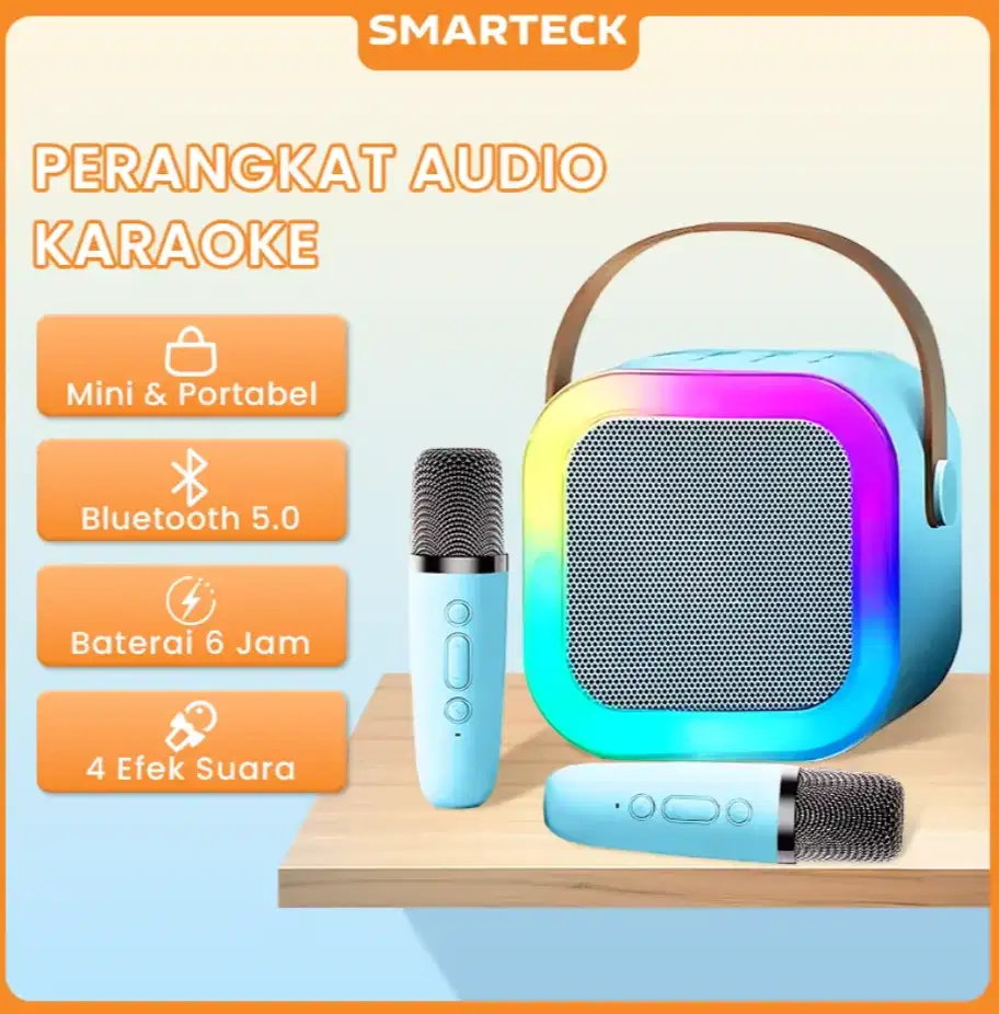 Smarteck Karaoke Bluetooth Speaker SK02 Mini Portable Speaker with MIC