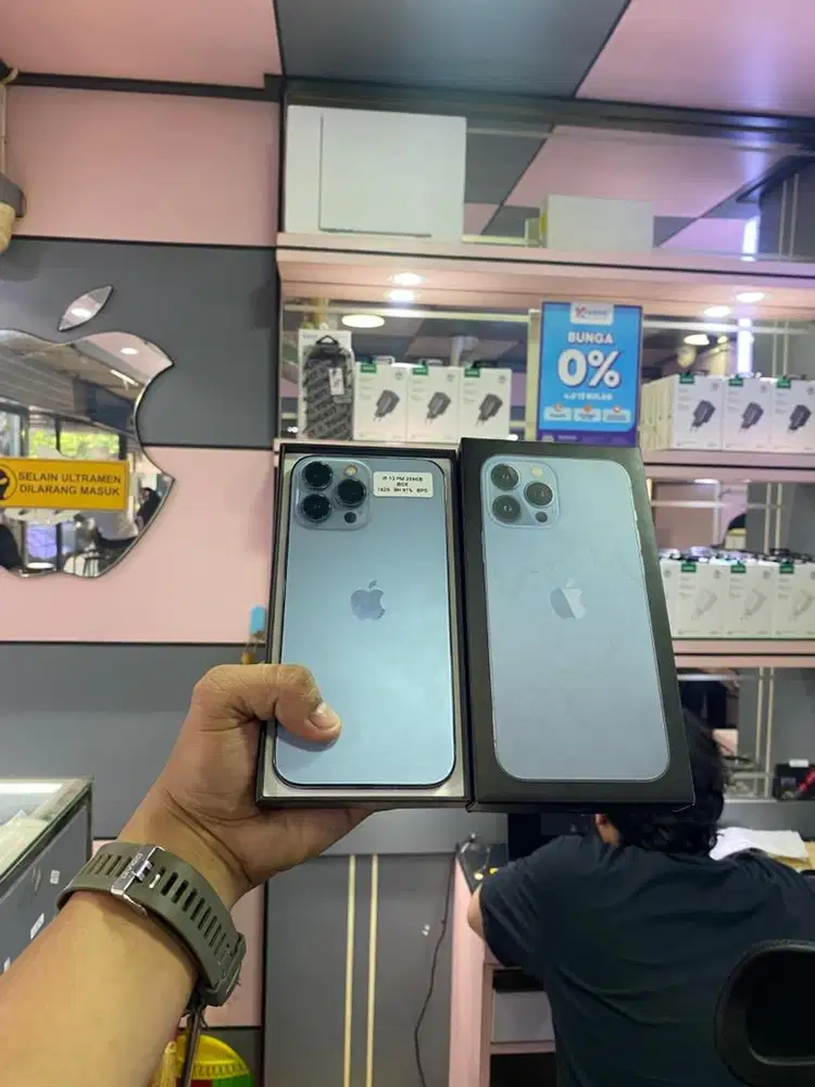 Iphone 13 Promax 256Gb Ibox Fullset Original Likenew