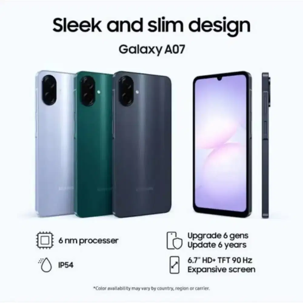 Samsung A07 6/128 garansi resmi SEIN