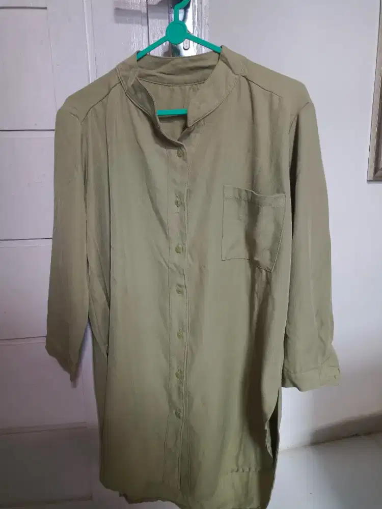 Baju Tunik Warna Hijau Muda