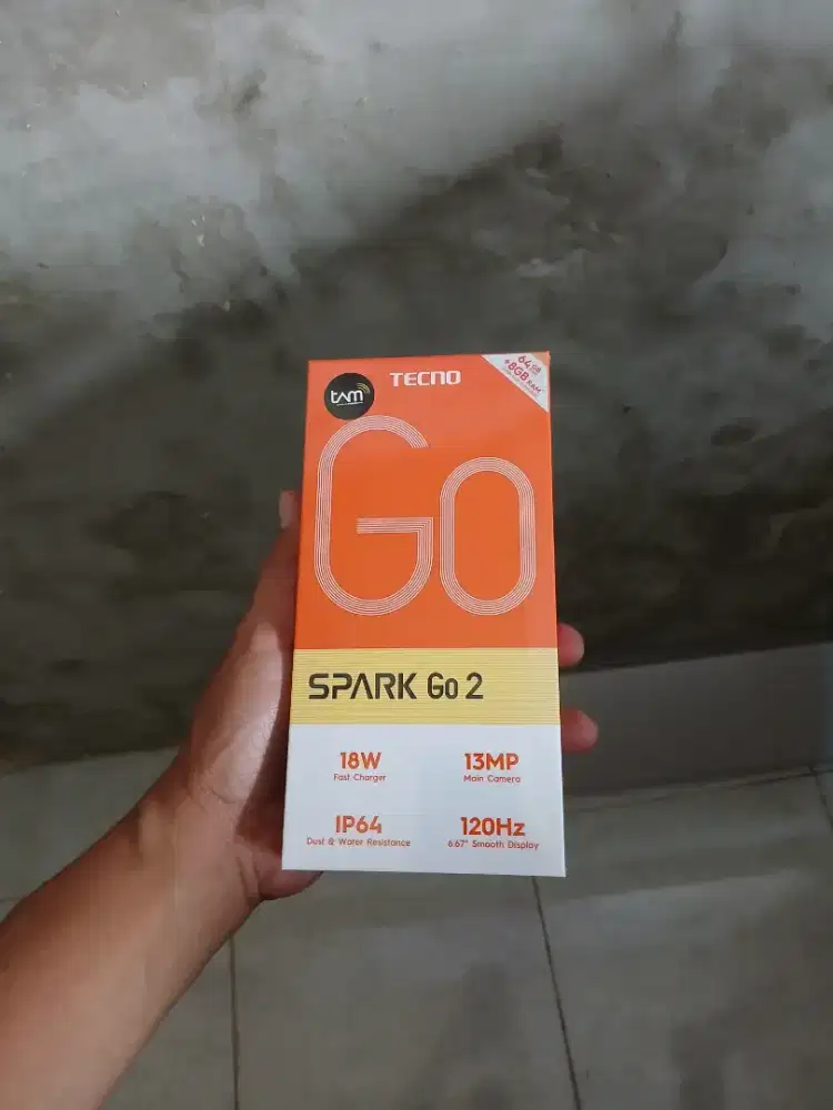[ Fast respon WA ] Tecno Spark GO2 4+4/64 Garansi resmi 13bln