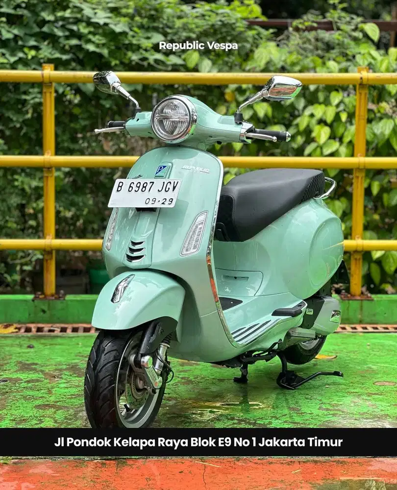Piaggio Primavera 150 IGET ABS LED NEW MODEL Th 2024 WARNA GREEN RELAX