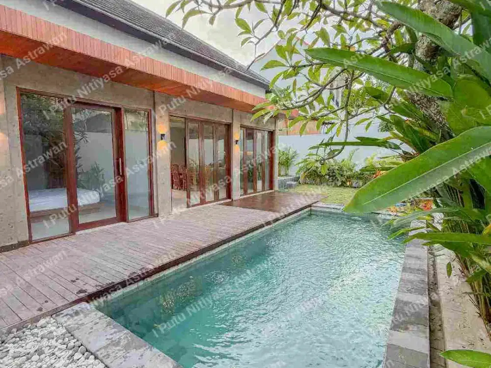 DISEWAKAN Villa Fully Furnished Rice Field View di Tumbak Bayuh Pererenan Canggu