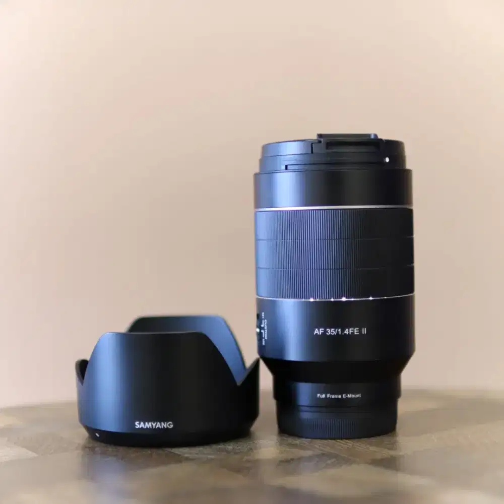 Lensa Samyang AF 35mm F1.4 II For Sony. Good Condition