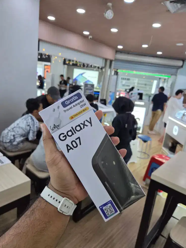 SAMSUNG GALAXY A07 GARANSI RESMI NO ADAPTOR
