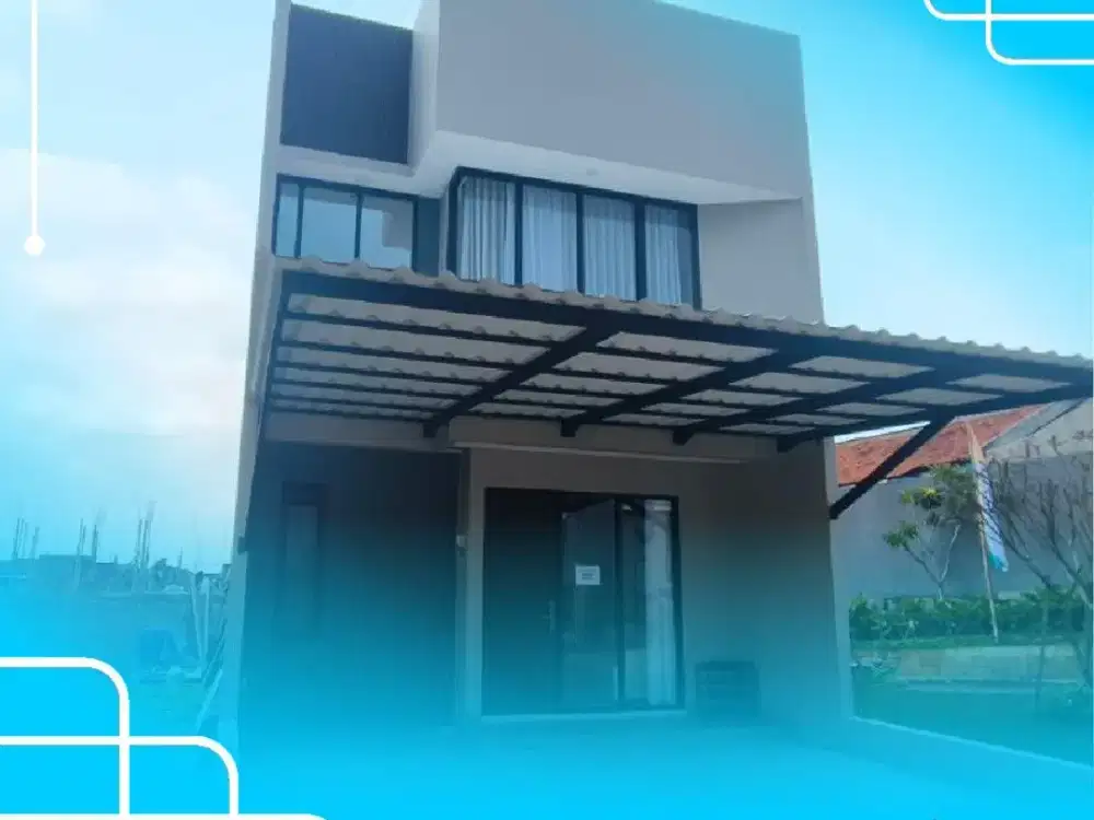 Rumah Mewah 2 Lantai [CLUSTER EXLUSIVE] CIPAYUNG JAKARTA TIMUR Dinding Full Bata Merah