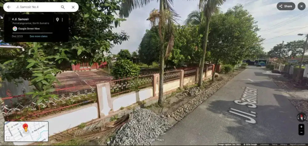 Tanah Strategis Pinggir Jalan Kota Pematang Siantar