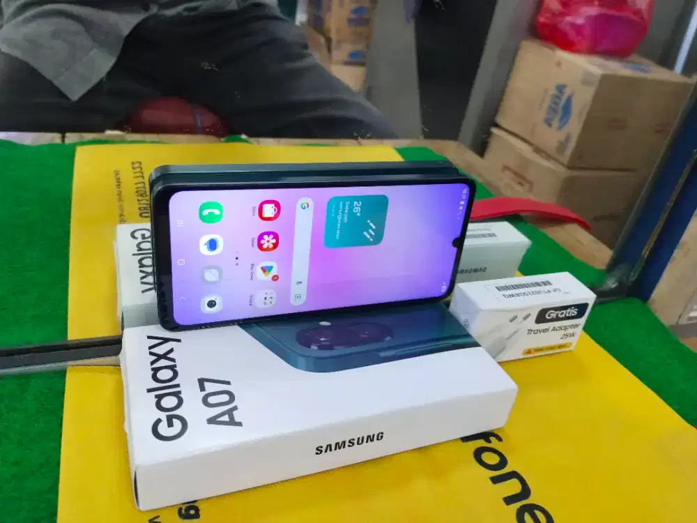 Samsung A 07 Ram 8/256 gb 1bln pke mulus no minus lengkap