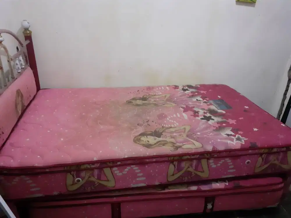 kasur atas bawah merk bella