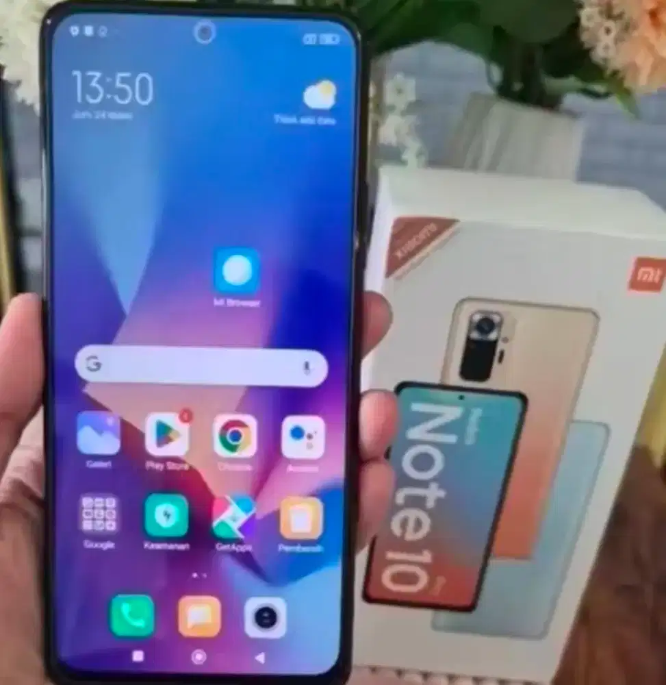 Murah hp xiaomi Redmi Note 10 pro 8/128 lkp, bs TT