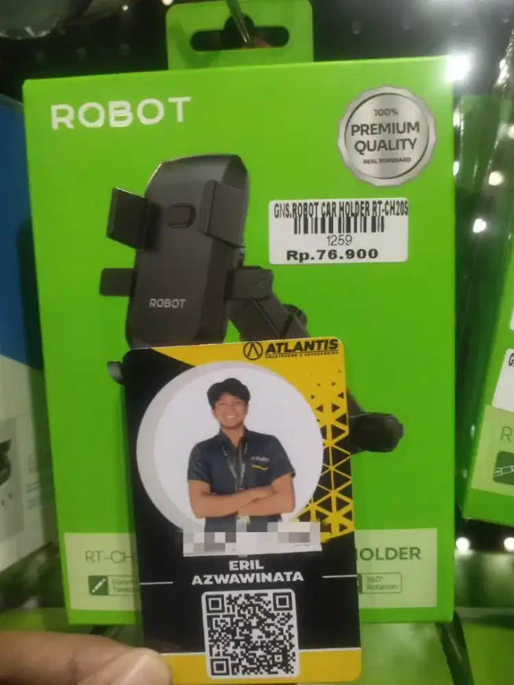 GNS.ROBOT CAR HOLDER RT-CH20S l ATLANTIS DAHSYAT