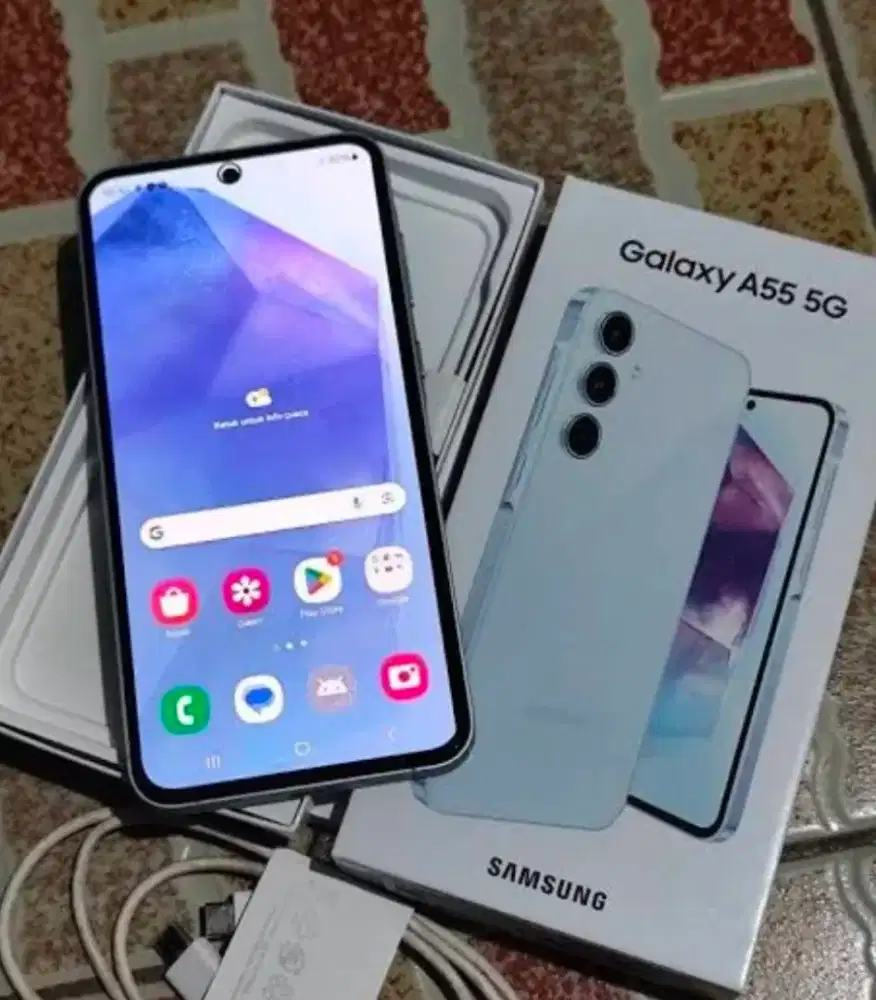 Murah hp samsung A55 5G 8/256 lkp, bs TT