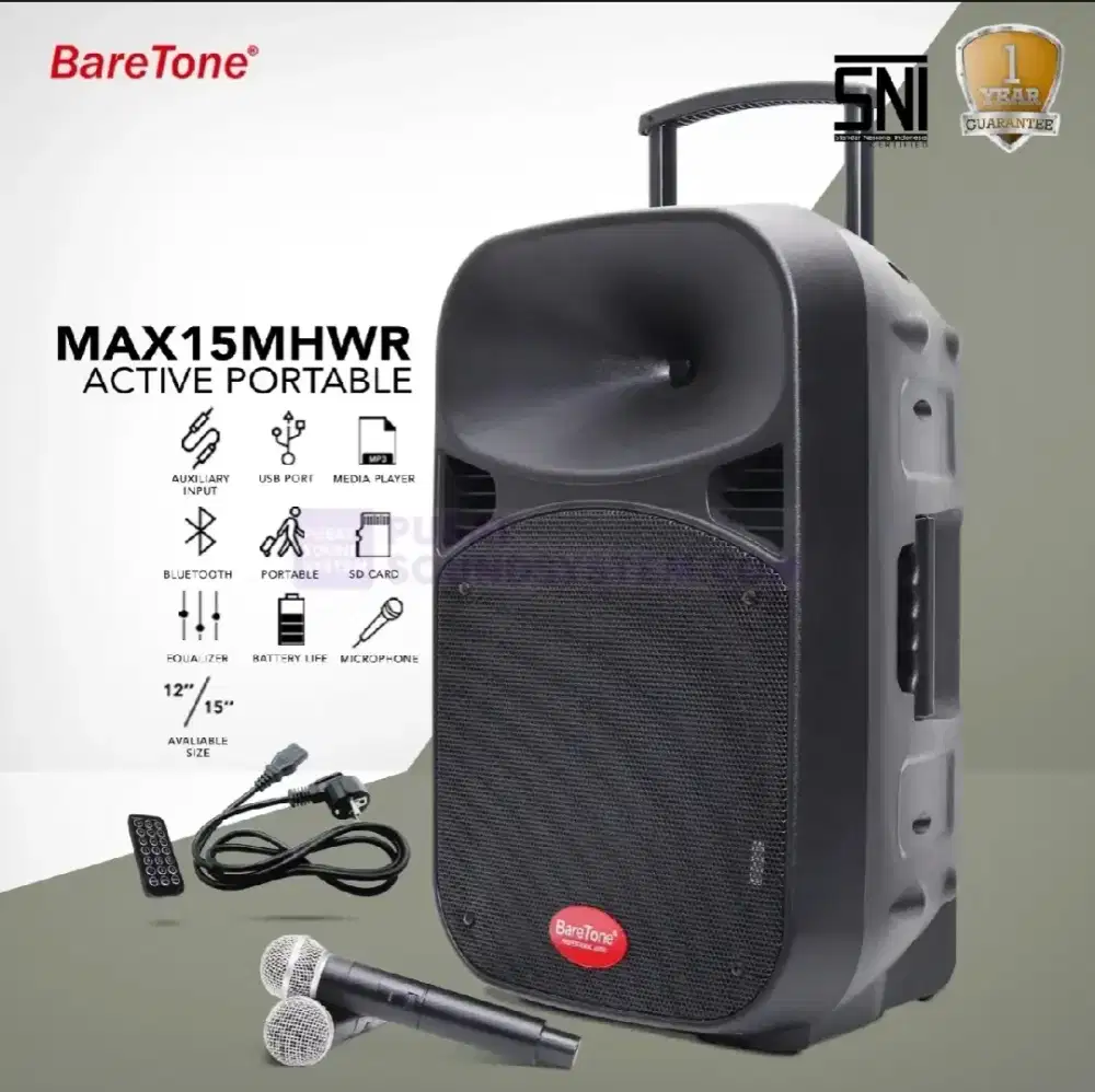 Speaker Baretone 15 inci