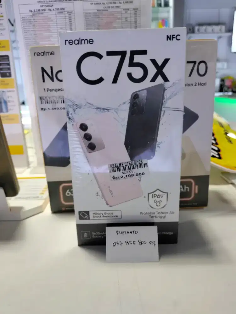 ready realme C75X 8/128 Garansi resmi 1 tahun Atlantis dahsyat