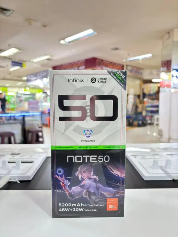 Infinix Note 50 4G 8/256GB New Garansi Resmi