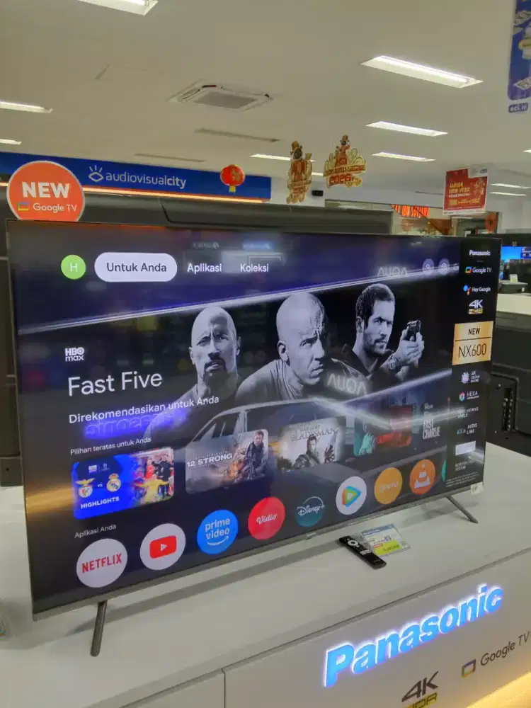 PANASONIC 4K GOOGLE TV 65 PROMO BUNGA 0% FRE1/2X CICILAN