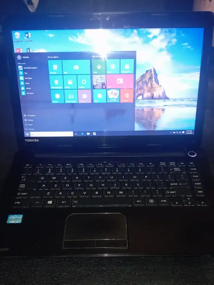 Laptop Toshiba satelit c40-a core i3 ram 8gb