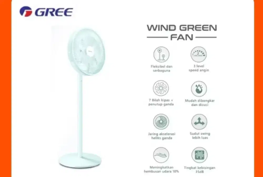 Jual kipas angin merk GREE