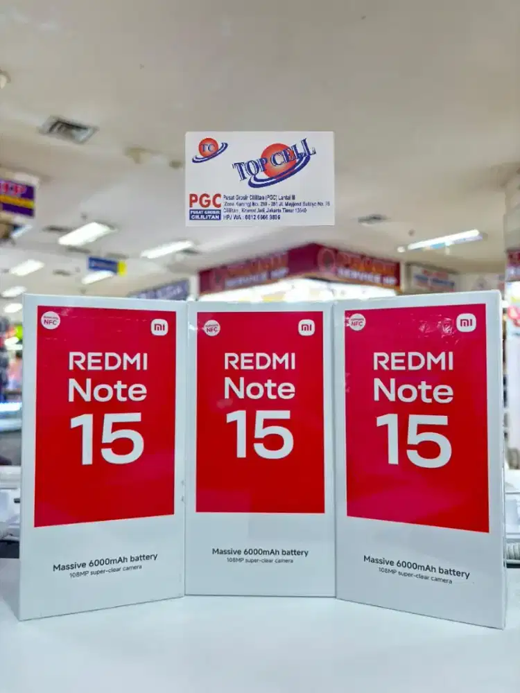 Xiaomi Redmi Note 15 4G 8/128 New Garansi Resmi