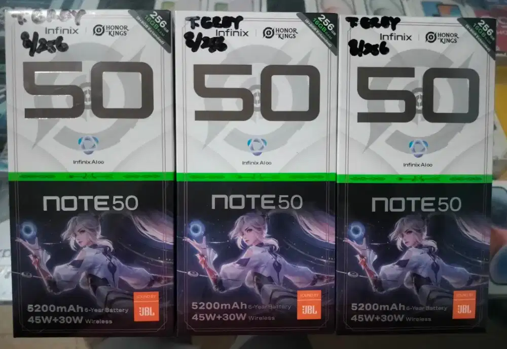 New Infinix Note50 8/256 Garansi Resmi 1 Tahun