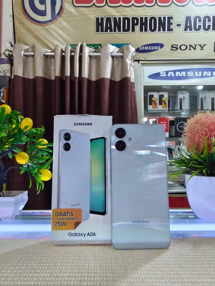 Samsung A06 Ram (4+4) 8Gb/128Gb Fullset Mulus Original 100% Bergaransi