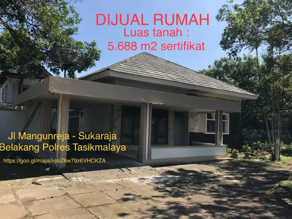 Dijual Rumah dan Tanah Luas