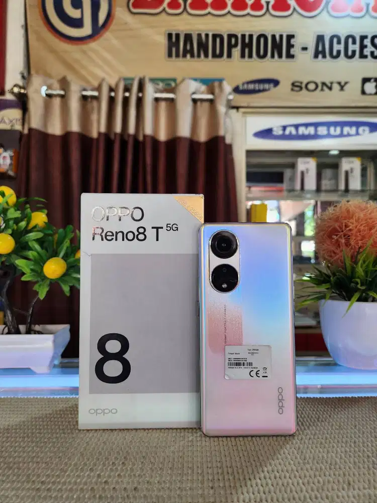 Oppo Reno 8T 5G Ram 8+8Gb/ 256Gb Fullset Mulus Original 100% Bergarans