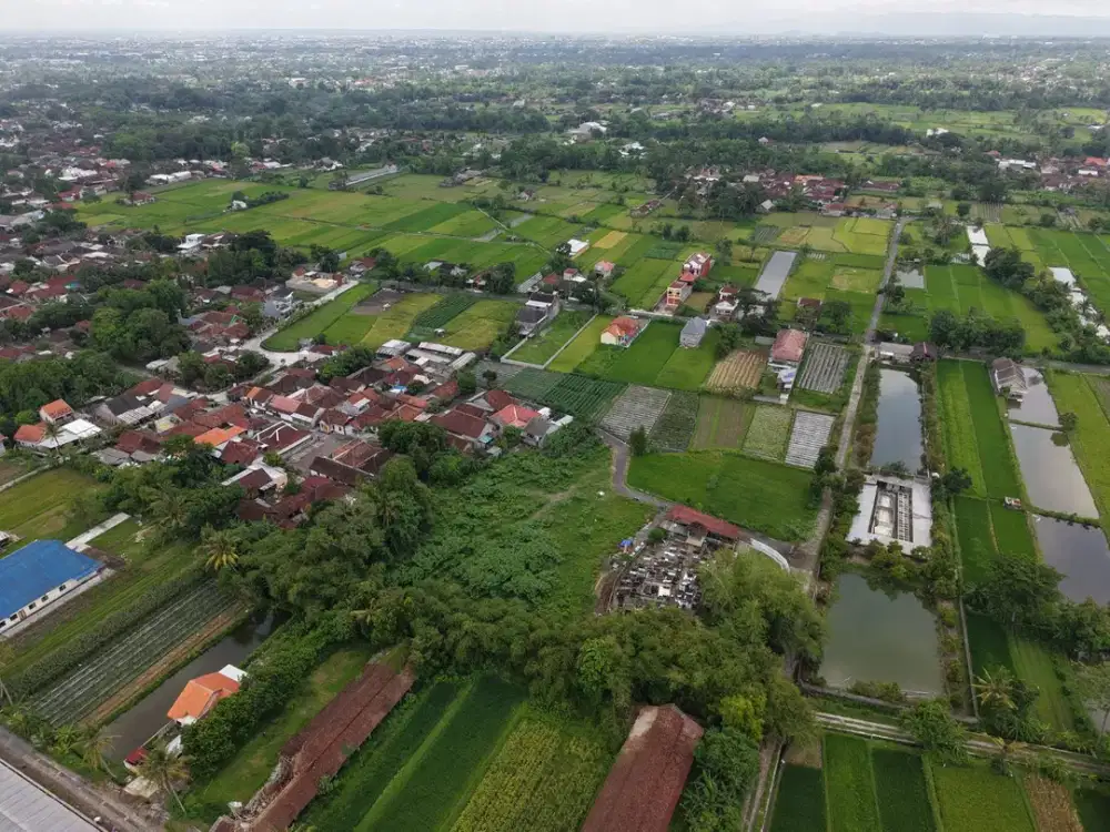 Tanah Purwomartani Strategis 100 Meter Jalan Raya