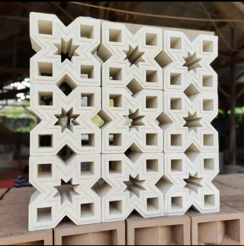 Roster beton berbagai macam motif barang