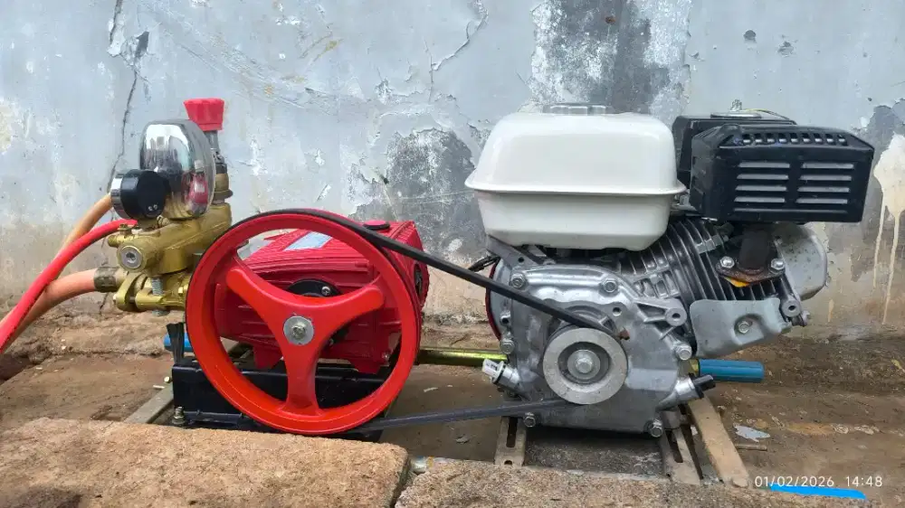 Mesin Setim Sanchin SCN 30 + Dinamo Penggerak Honda GX160 Thailand