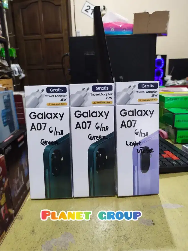 Samsung A07 ram up to 12/128GB jaminan garansi 12 bulan