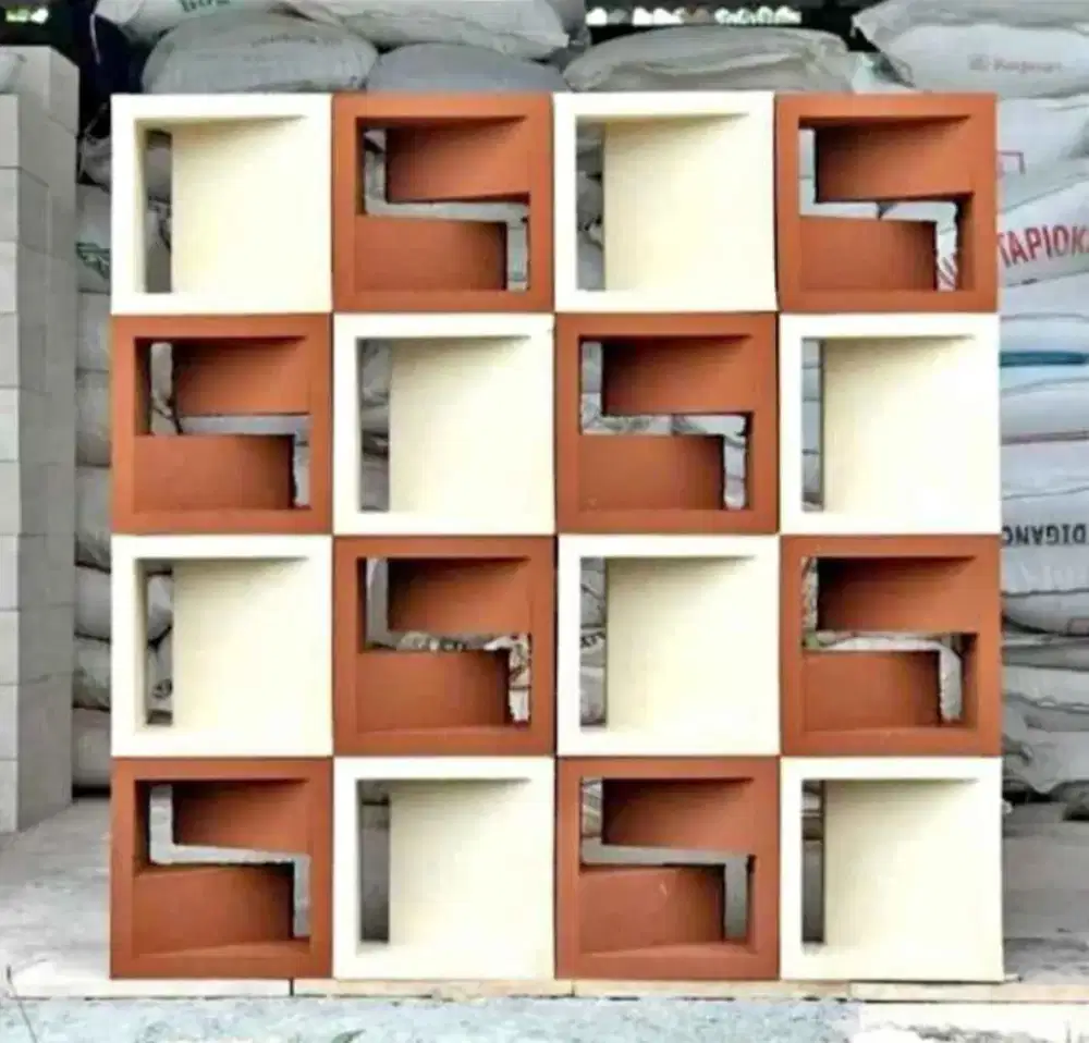 Roster beton berbagai macam motif barang