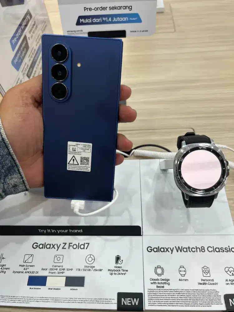 Promo Spesial Samsung Zfold 7 12/512 Casback Hingga 4jt