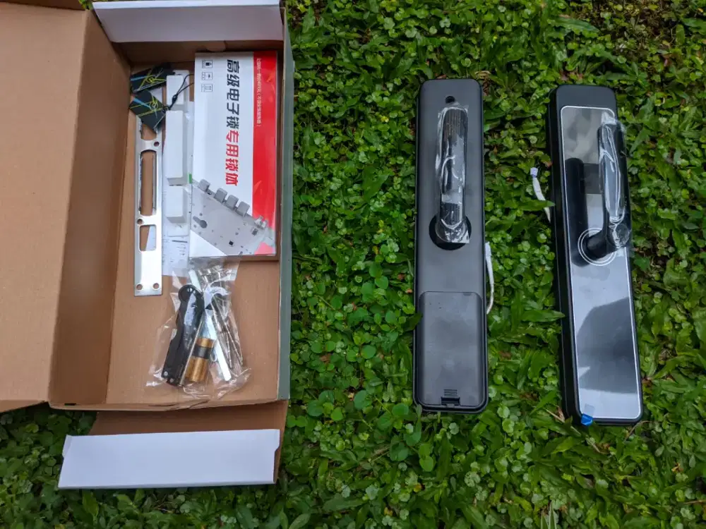 SMART LOCK DOOR PINTU FINGER PRINT MURAH GA JADI PAKAI