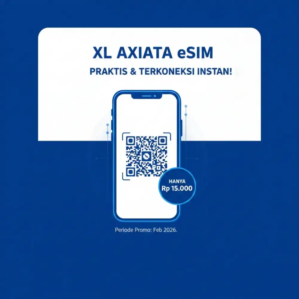 Promo Esim XL buat iPhone dan Samsung