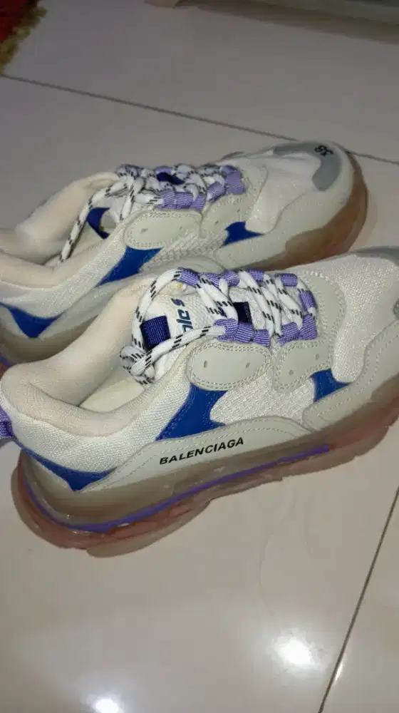 Balenciaga Triple S Trainer Shoes Clear Sole